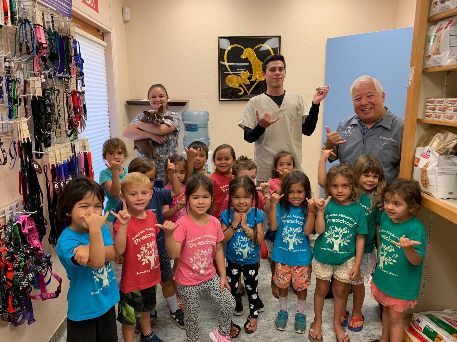 Preschool Students' Veterinary Clinic Tour - April 2019 